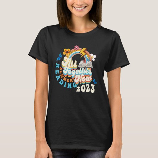 All Together Now Summer Reading Program 2023 Book T-Shirt (Vorderseite)