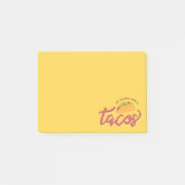 All tuesdays lead to tacos post-it klebezettel (Vorderseite)