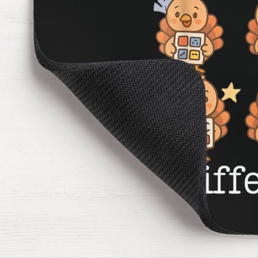 All Turkeys Communicate Differently Thanksgiving A Mousepad (Ecke)