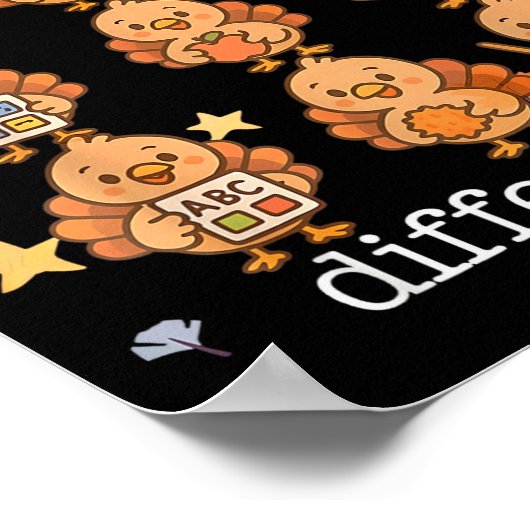 All Turkeys Communicate Differently Thanksgiving A Poster (Ecke)