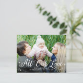 All Unsere Liebe Valentinstag Postkarte (Stehend Vorderseite)