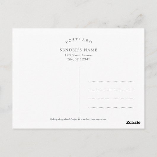 All Unsere Liebe Valentinstag Postkarte (Rückseite)