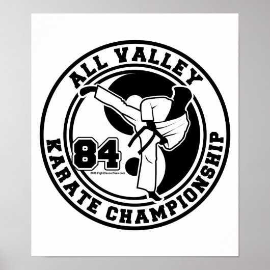 All Valley Karate Championship Poster (Vorne)