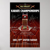 All Valley Karate Sign Poster (Vorne)
