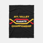 All Valley Karate Turnier Dezember Event Fleecedecke (Vorderseite)