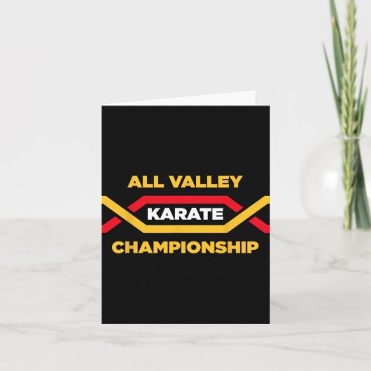 All Valley Karate Turnier Dezember Event Karte (Vorderseite)
