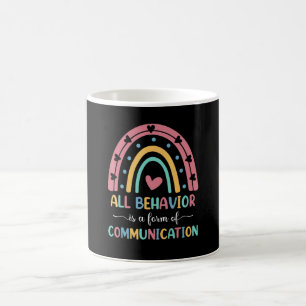 All Verhalten ist eine Form der Kommunikation Lehr Kaffeetasse