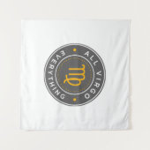 All Virgo Everything Offizielles Logo Wandteppich (Vorderseite (Horizontal))