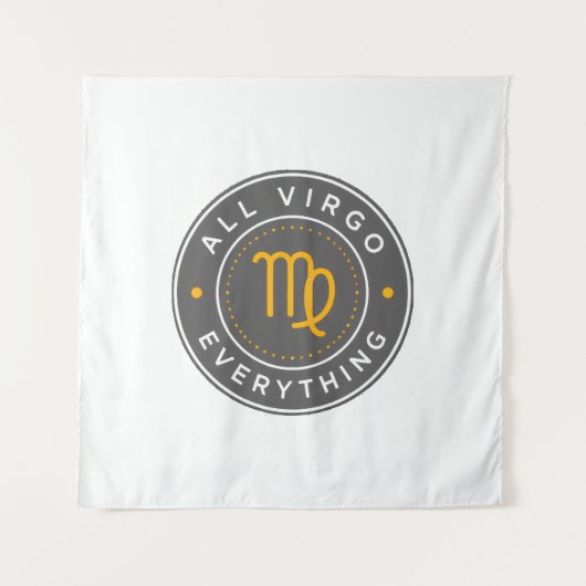 All Virgo Everything Offizielles Logo Wandteppich (Vorderseite)