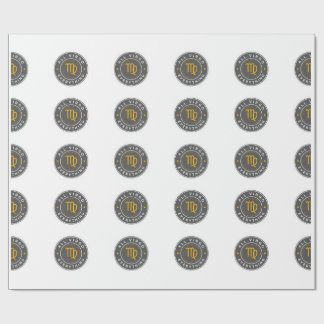 All Virgo Everything Signatur-Muster-Verpackung  Geschenkpapier