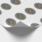 All Virgo Everything Signatur-Muster-Verpackung Geschenkpapier (Ecke)