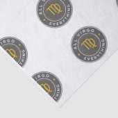 All Virgo Everything Signature Pattern Tissue Seidenpapier (Detail)