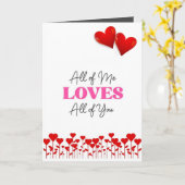 *ALL* VON MIR LIEBEN *ALL* IHRER LIEBE-KARTE KARTE (Gelbe Blume)