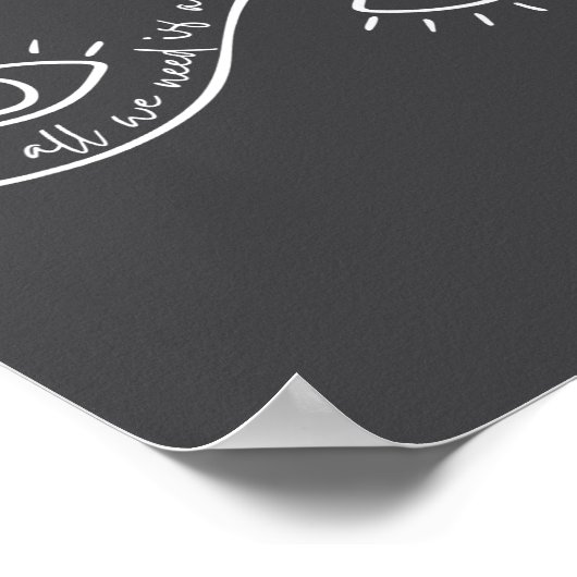 All We Need Is A New Perspective Optometry Future  Poster (Ecke)