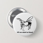 all we need is blood button (Vorne & Hinten)