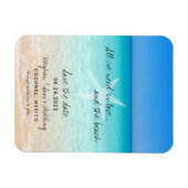 All We Need is Love Beach Save the Date Magnets Magnet (Horizontal)