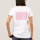 All We Need Is Love T-shirt with pink hearts (Rückseite)