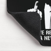 All We Needed Was A New President Finger - Funny T Mousepad (Ecke)