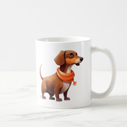 All-Weather Friend Sausage Hund Tasse (Rechts)