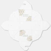 All White Floral Wedding Geschenkschachtel (Ungefaltet)