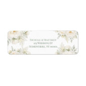 All White Florals Wedding Address (Vorne)
