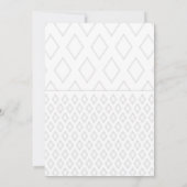 All White Party Einladung (Rückseite)