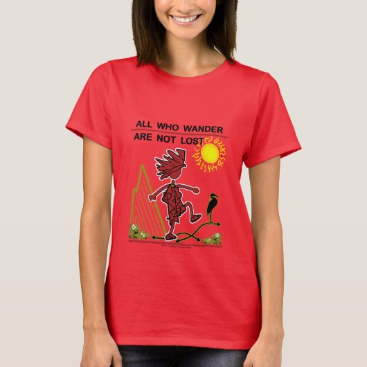 All Who Wander & Dream T - Shirt (Vorderseite)