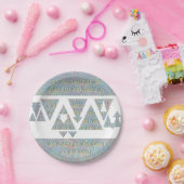 All Who Wander Triangle Pattern Pappteller (Party)