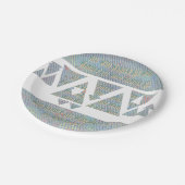 All Who Wander Triangle Pattern Pappteller (Schrägansicht)