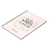 All Words My Child Says Notizblock (Linke Seite)