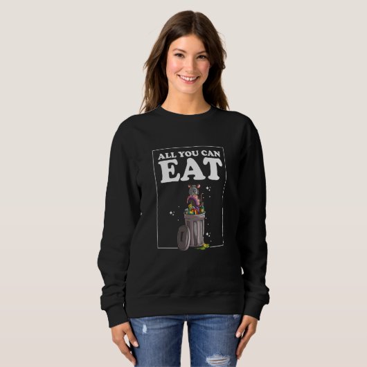 All you can eat on Wheels for Opossum and Possum Sweatshirt (Vorne ganz)