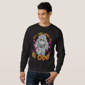 All you need is a dog with Love Hearts for Poodle  Sweatshirt (Vorne ganz)