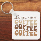All you need is coffee coffee coffee Keychain Schlüsselanhänger (Vorderseite)