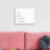 All you need is less leinwanddruck (Insitu (Wohnzimmer))