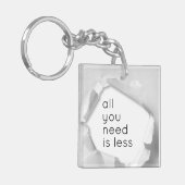 All you need is less schlüsselanhänger (Vorderseite links)