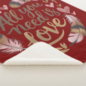 All You Need Is Love – A Gentle Boho Whisper Sherpadecke (3/4)