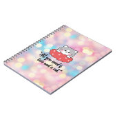 All You Need Is Love and a Cat – Cute Cat Lover Notizblock (Linke Seite)