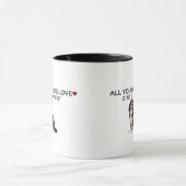 All You Need Is Love and a Cavalier Mug Tasse (Zentrum)