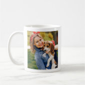 All You Need is Love and a Dog Photo Kaffeetasse (Links)