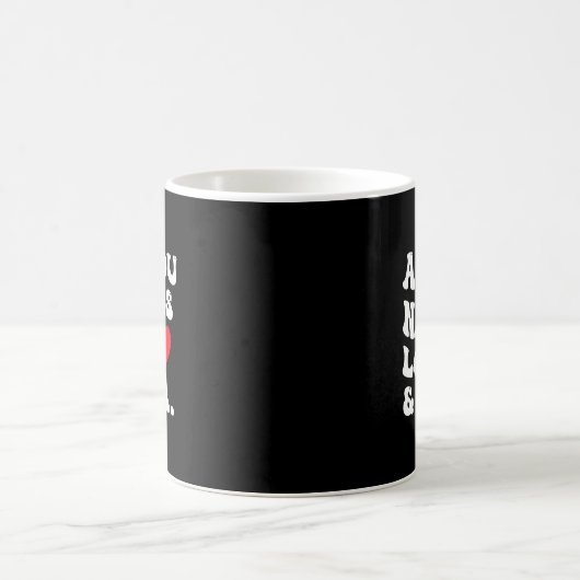 All You Need Is Love And Data Funny Valentine Data Kaffeetasse (Mittel)