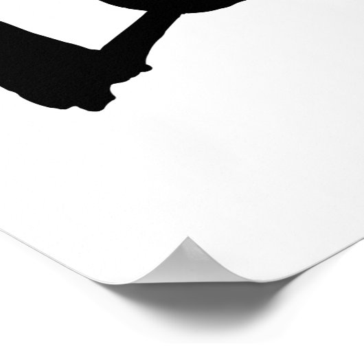 All You Need Is Love | Brush Calligraphy Poster (Ecke)