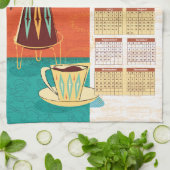 All You Need Is Love + Coffee Calendar Towel 2026 Geschirrtuch (Gefaltet)