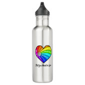 All You Need is Love Edelstahlflasche (Rechts)