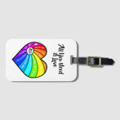 All You Need is Love Gepäckanhänger (Vorderseite (Horizontal))