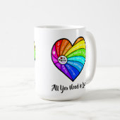 All You Need is Love Kaffeetasse (VorderseiteRechts)