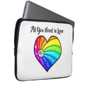 All You Need is Love Laptopschutzhülle (Vorne Rechts)