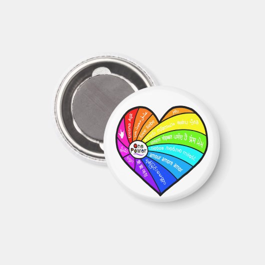 All You Need is Love Magnet (Vorderseite/Rückseite)