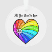 All You Need is Love Ornament (Rückseite)