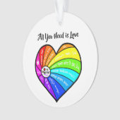 All You Need is Love Ornament (Vorderseite)