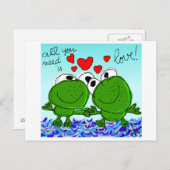 'all you need is love' postcard postkarte (Vorne/Hinten)